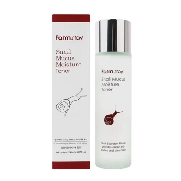 FARMSTAY Snail Mucus Moisture Toner 150ml/5.07 fl. oz - Picture 2 of 16